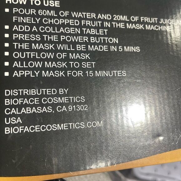 Facial Mask Machine with Collagen Tablets DIY Mask Maker Restore skin at home - Picture 7 of 7